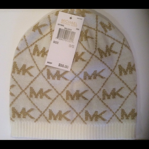 Michael Kors Accessories - NWT Michael Kors beanie hat